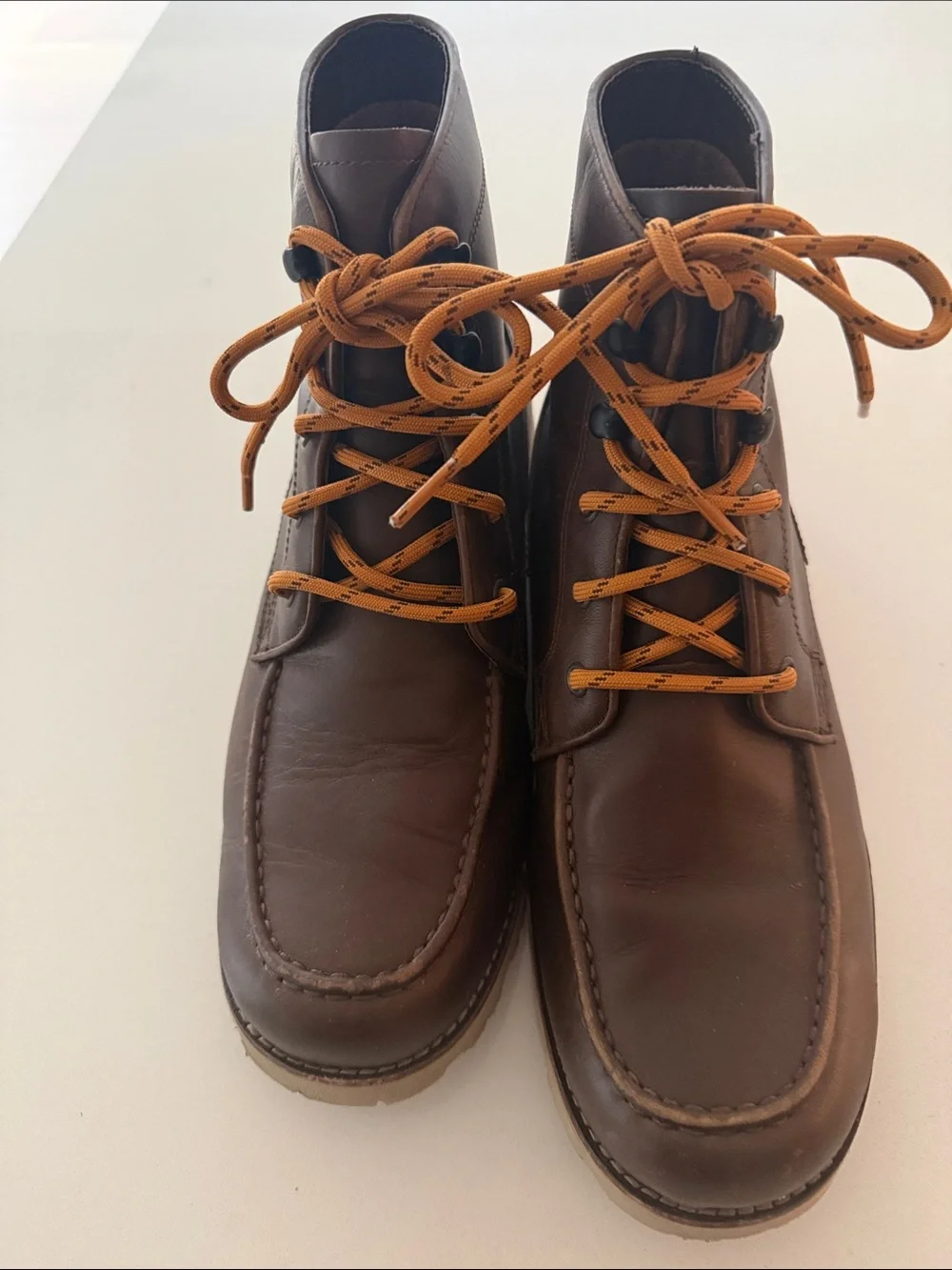UGG Highland Hi Heritage Brown Leather Moc Toe Boots 1108264 Size 8.5